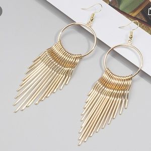 3/$10 Gold Plated Tassel Earrings